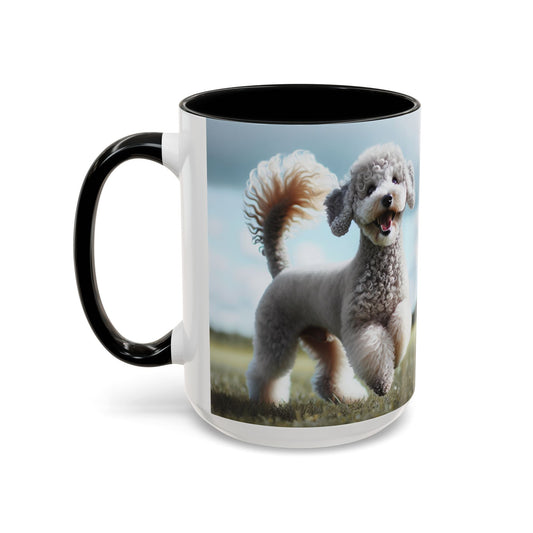 Bedlington Terrier Accent Coffee Mug - Perfect Gift for Dog Lovers