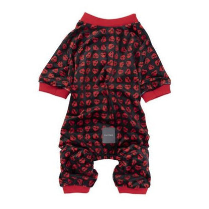 Heartbreaker Black & Red Dog Pajamas