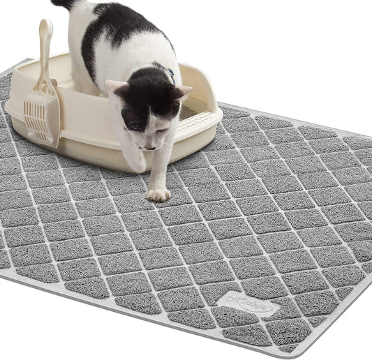 Cat Litter Mat Waterproof Non-Slip Traps Litter 🐱
