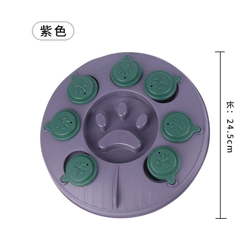 Interactive Slow Feeder Dog Bowl - Puzzle Toy for Pets - Purrfect Pet Kingdom