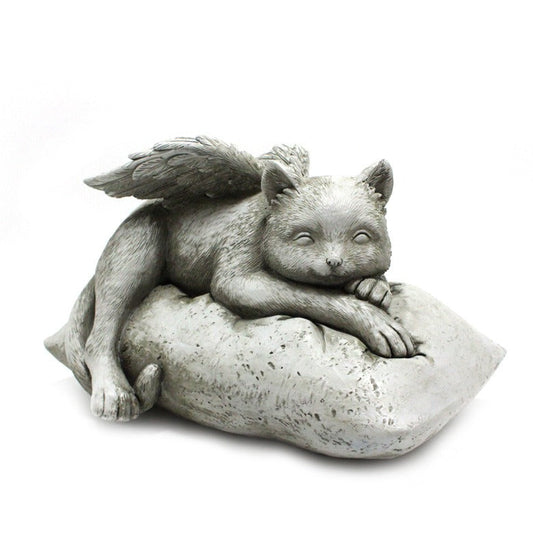 Angel cat and dog ornaments resin pet tombstone commemorative stone garden animal statue