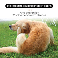 Pet Extracorporeal Insect Repellent Drops, Cats And Dogs