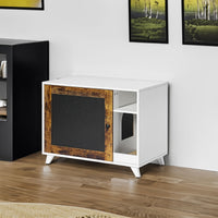 Litter Box Enclosure,Modern Hidden Cat Litter Box Enclosure