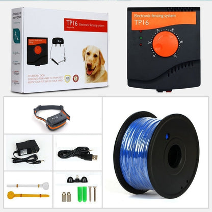 Wireless Dog Containment Fence and Remote Training Collar P