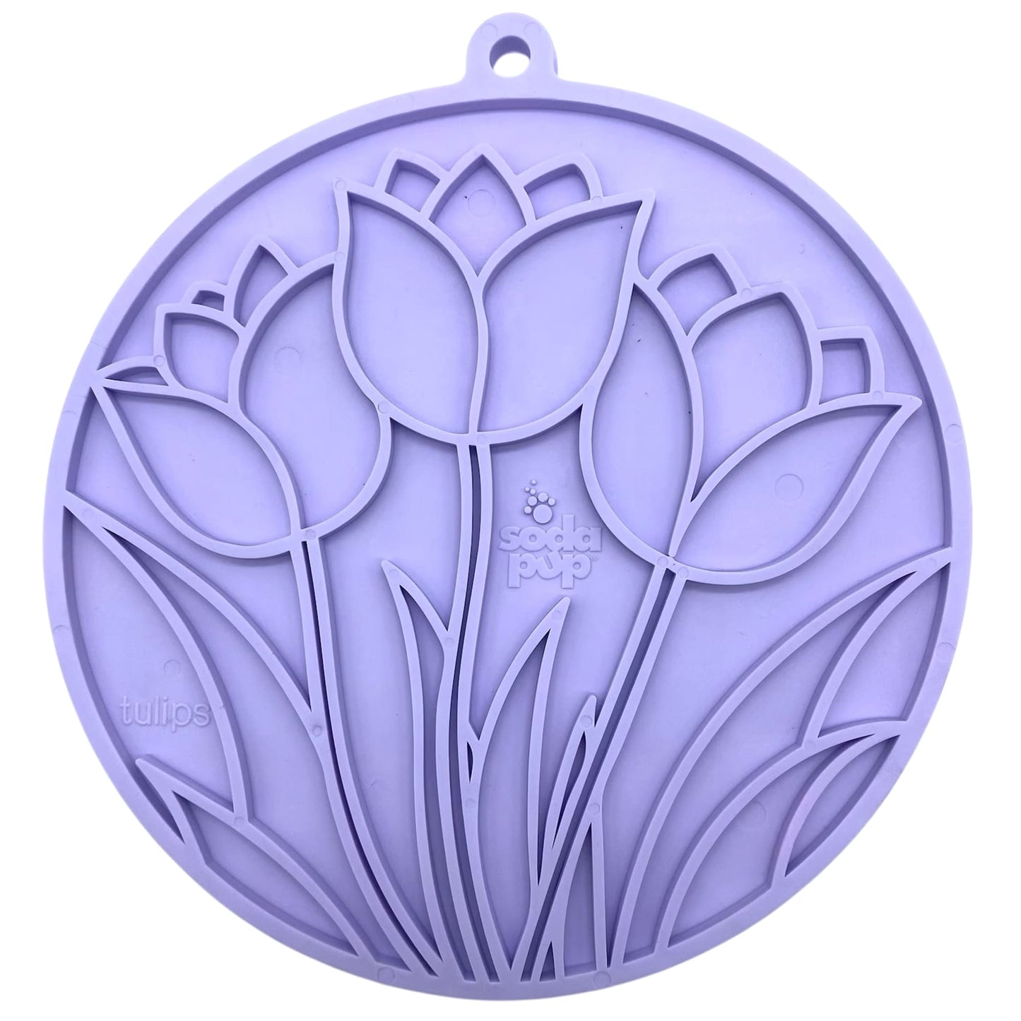 Tulip Design eMat - Enrichment Lick Mat For Dogs and Cats -