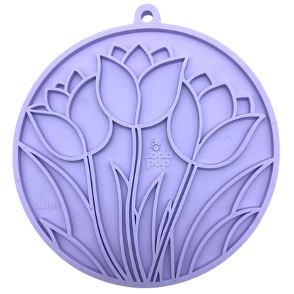 Tulip Design eMat - Enrichment Lick Mat For Dogs and Cats -