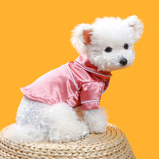 Dog Pajamas Silk Soft Luxury Pet Sleepwear 🦆