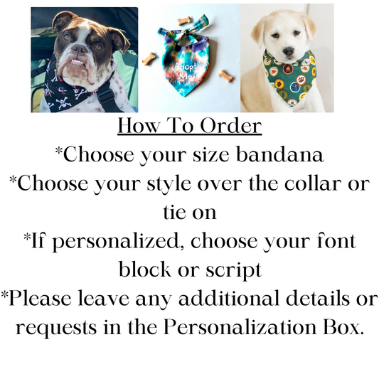 Skiing Dog Bandana - Purrfect Pet Kingdom