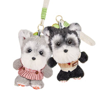 Gray Schnauzer Dog Charm- Kawaii Puppy Charm for Teens