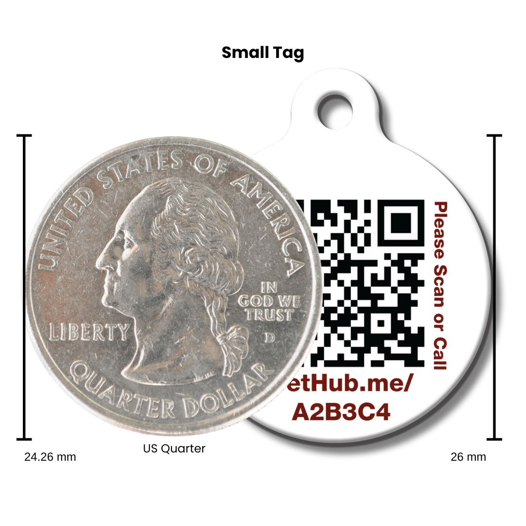 QR ID Pet Tag - Lost AF - Purrfect Pet Kingdom