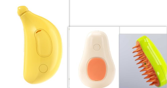 Steamy Cat Brush Cat Dog Grooming Comb Electric Self