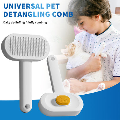 Premium Universal Pet Hair Deshedding Comb for All Fur Types