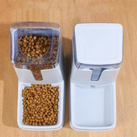 Pet Double Bowl Automatic Feeder Waterer