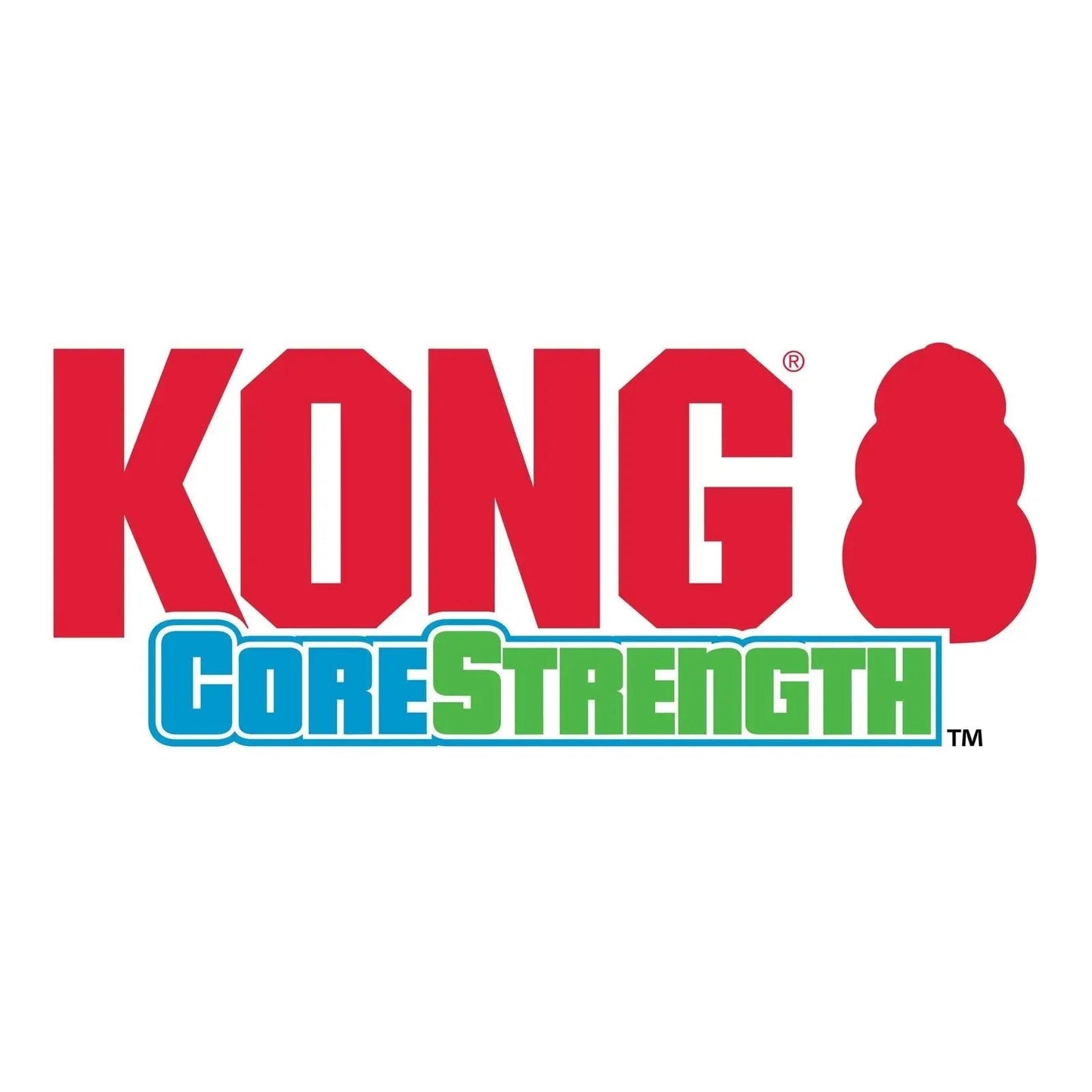 KONG CoreStrength Large Dental Ball Chew Toy For Teeth Cleaning
