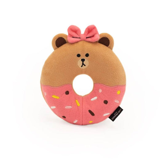 Line Friends Donutz Buddies - Choco Dog Toy