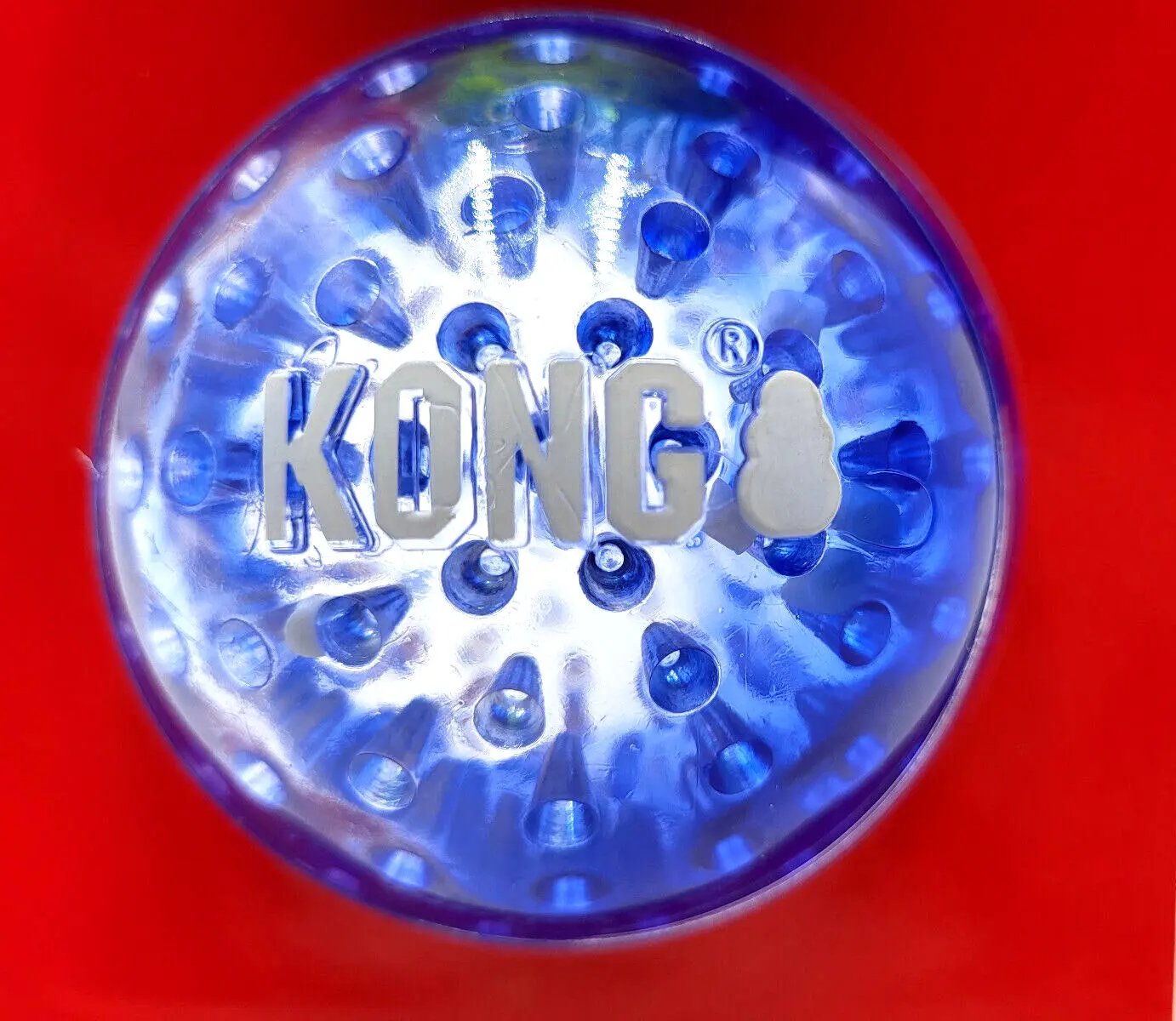 KONG® Squeezz Geodz Ball Large 2Pk Floating Squeaky