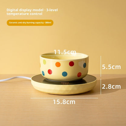 Cat Bowl Ceramic Heating Constant Temperature Cat Water Bowl