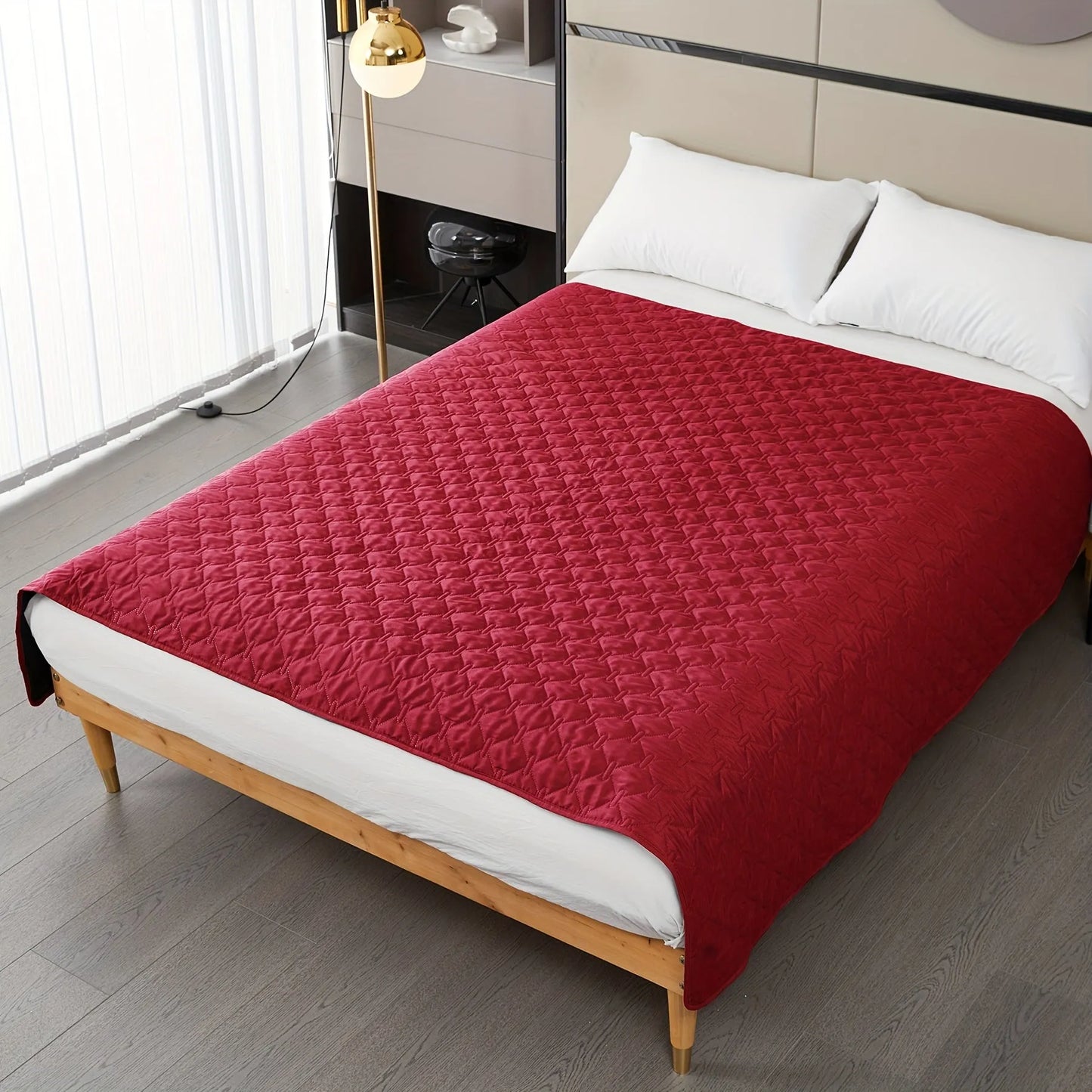 Waterproof and non-slip mattress protector dog bed cover by Lootquake LLC in dark gray, available in 52x79 inch and 68x79 ...