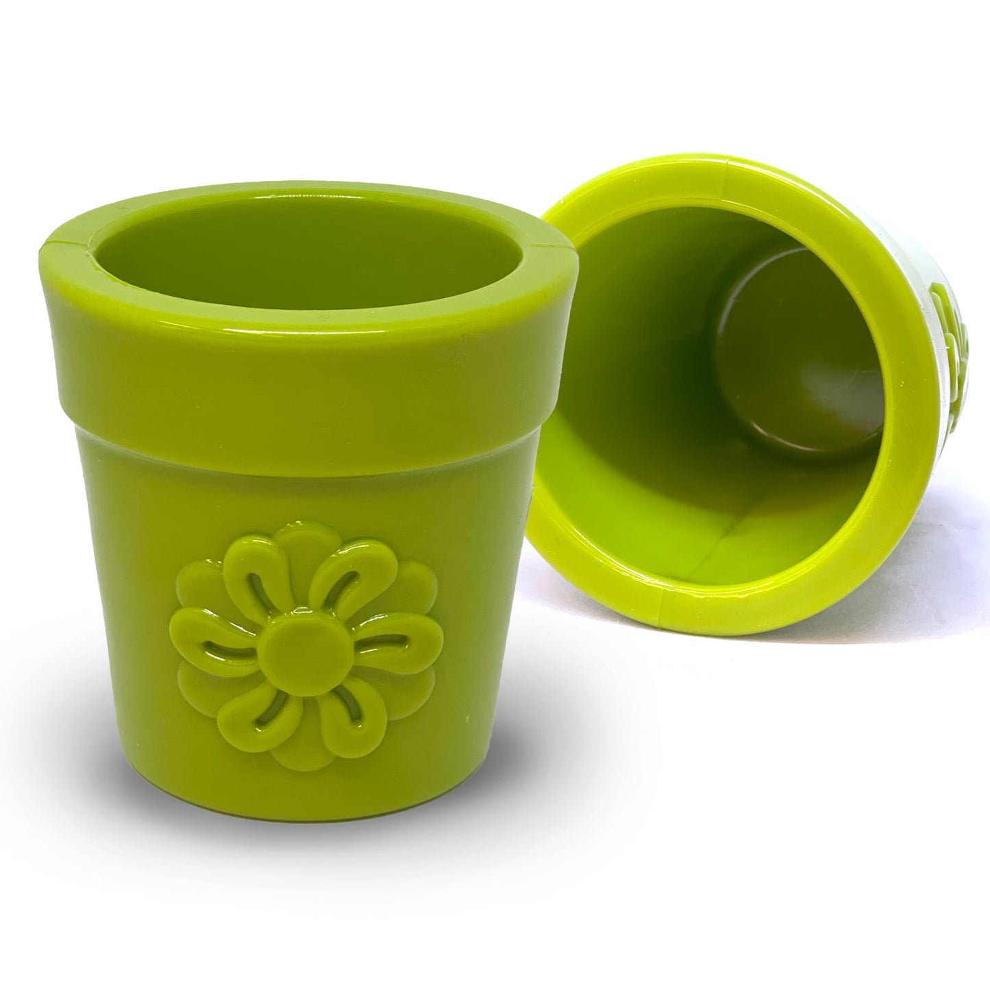 Large Flower Pot eCup Dog Treat Dispenser | Durable USA-Made