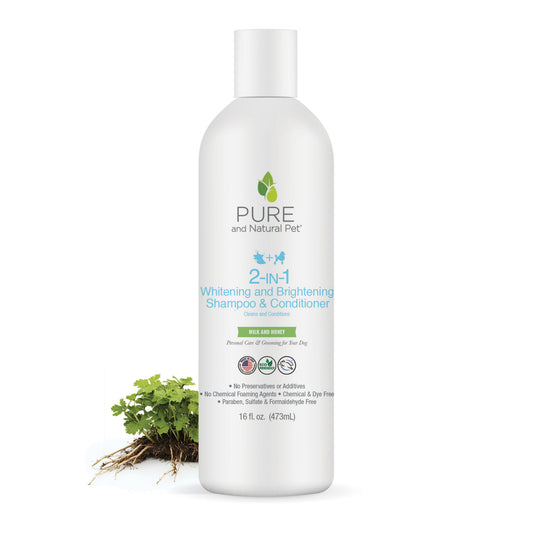 Pet Grooming Supplies 2 in 1 Whitening and Brightening Shamp