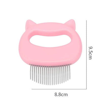 2-Pack: Pet Hair Removal And Massaging Shell Comb Brush For