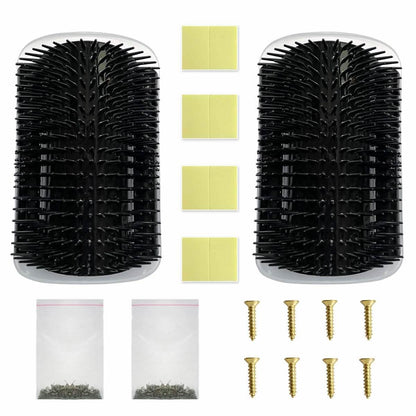 2-Pack: Soft Cat Corner Self Groomer Brush