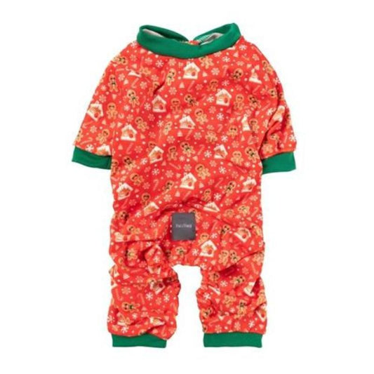 Gingerbread Snowstorm Pet Pajamas