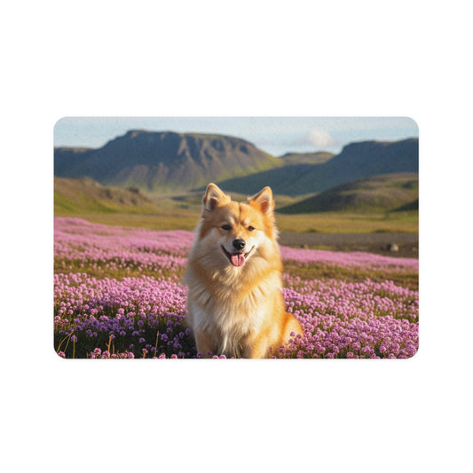 Pet Food Mat (12x18) - Icelandic Sheepdog