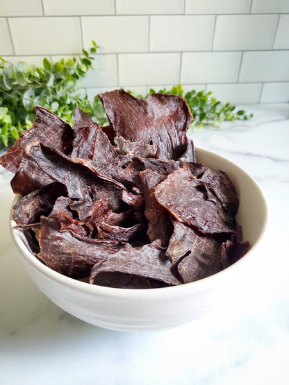 Naked Beasts Premium Beef Heart Thin Cut Dog Treats - 60g