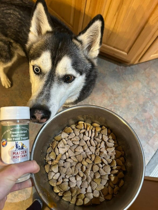 Freeze Dried Beef Liver Pet Food Topper 2 5 Pet Treats - detail view