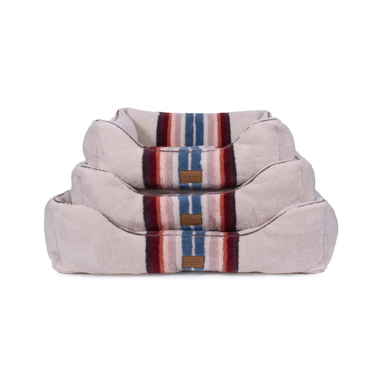 Dog Bed Kuddler Berber Pendleton 🛏️ - Purrfect Pet Kingdom