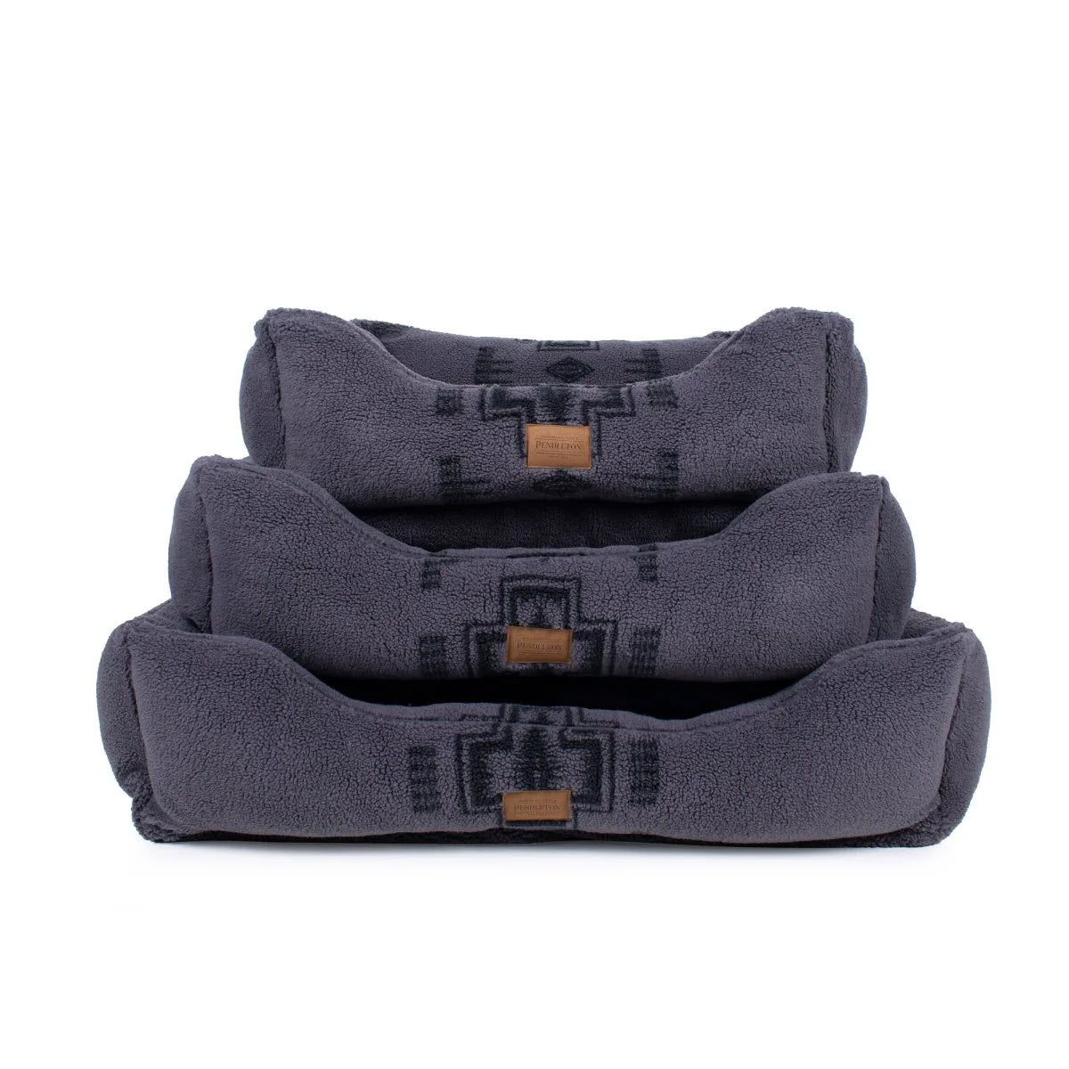 Dog Bed Kuddler Berber Pendleton 🛏️ - Purrfect Pet Kingdom