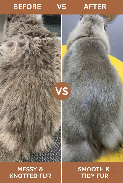 CalmCare Grooming Brush with One-Click Fur Release by Dr. Mi