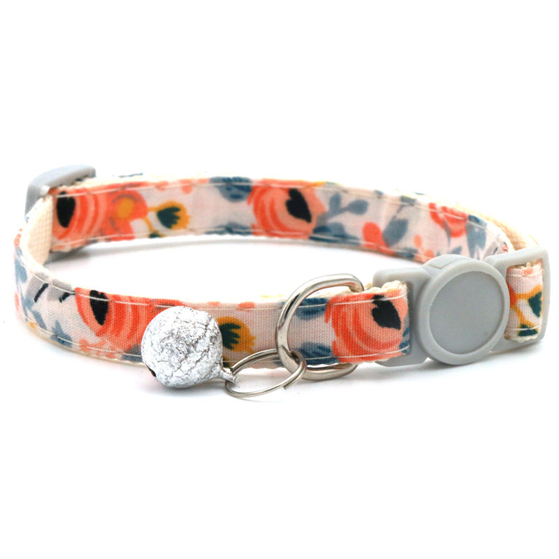 Pet Bandana Pet Collar Daisy Small Floral Sunflower Triangle Scarf for Cats and Dogs