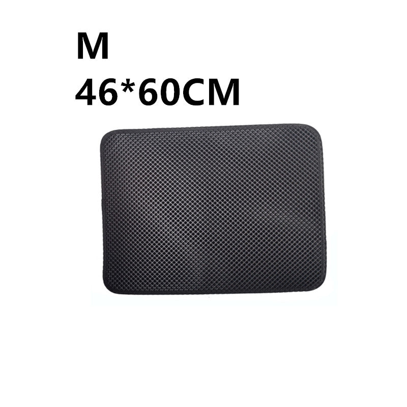 Double Layer Cat Litter Trapping Mat — Waterproof Bed Pad for Litter Box