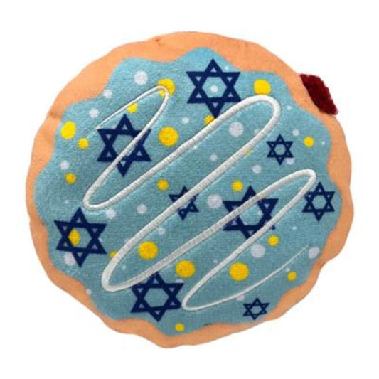 Hanukkah Jelly Roll Dog Toy