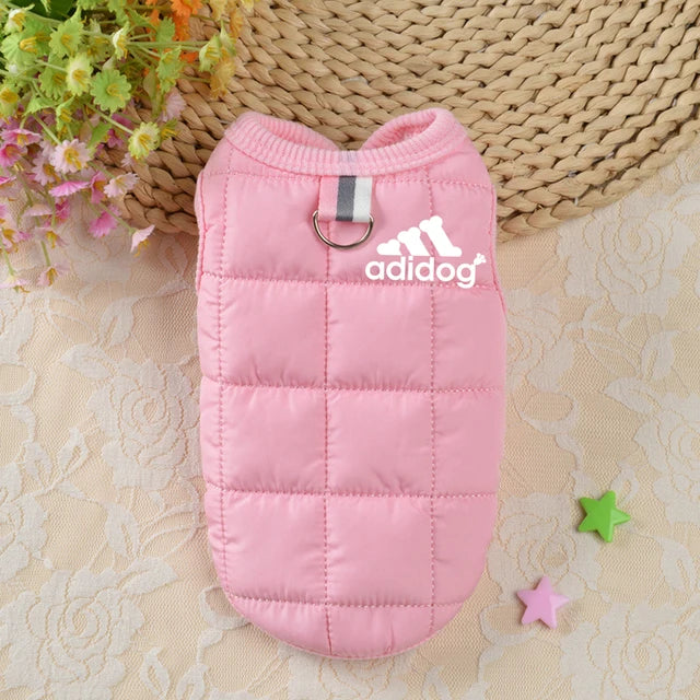 Pet clothing winter thickened dog clothes autumn and winter new cotton-padded jacket vest multi-color waterproof warm