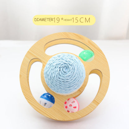 Sisal Rope Cat Scratcher Ball Toys Interactive Scratching