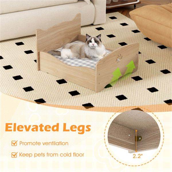 Purrfect Pet Kingdom 21 Inch Raised Dog Bed - Noble Style Purrfect Pet Kingdom