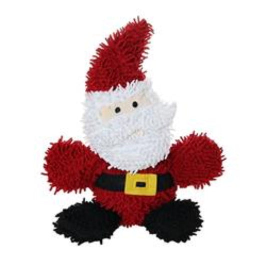 Mighty Microfiber Christmas Holiday Ball Santa Durable Dog Toy