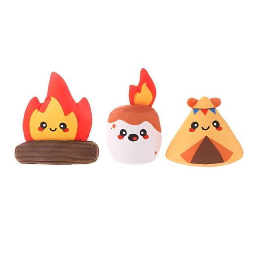 Camping Pups Camp Hound Plush Dog Toy Set - 3 Pc