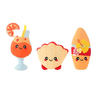 Beach Daze Beach Party Dog Toys - 3 Pc
