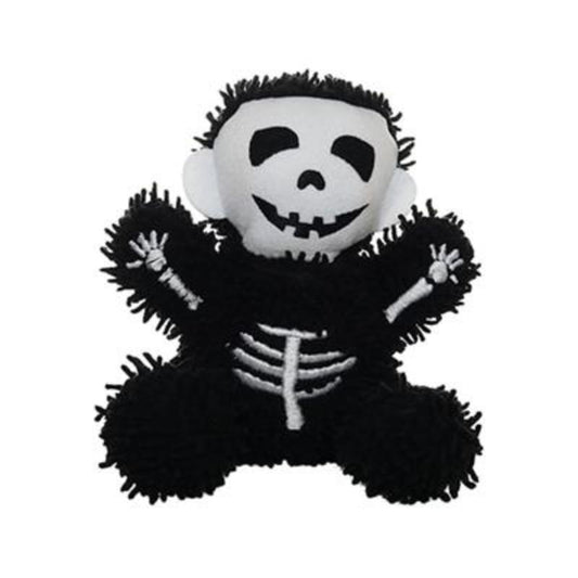 Mighty Microfiber Halloween Skeleton Ball Durable Dog Toy