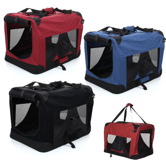 Portable Foldable Dog Crate for Premium Travel and Comfort