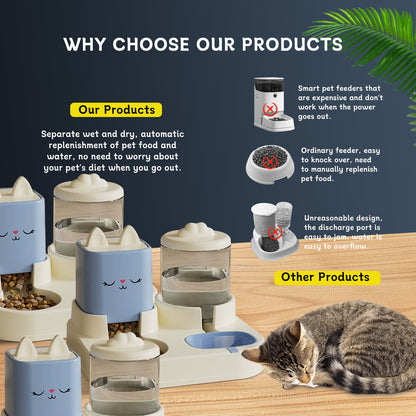 Elevated Ceramic Pet Bowls Precision Hydration & Feeding Duo