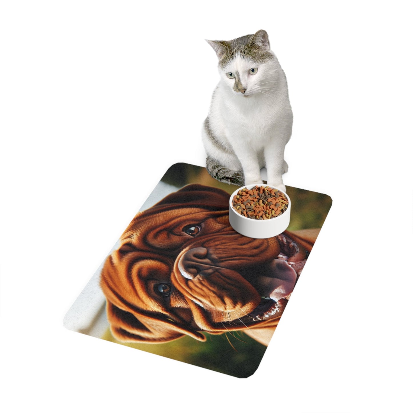 Pet Food Mat (12x18) - Dogue de Bordeaux