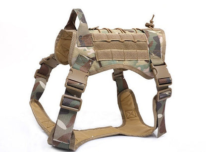 Outdoor Camouflage Tactical Pet Nylon Vest