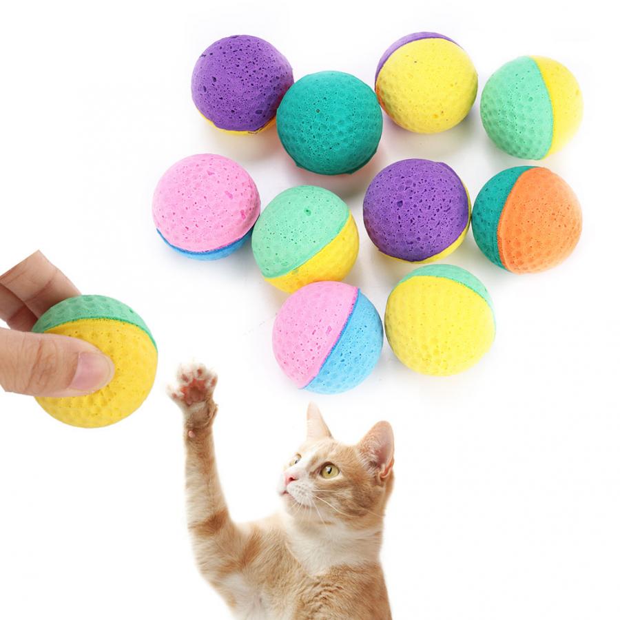 Latex Foam Ball Cat Chase Toy