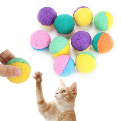 Latex Foam Ball Cat Chase Toy