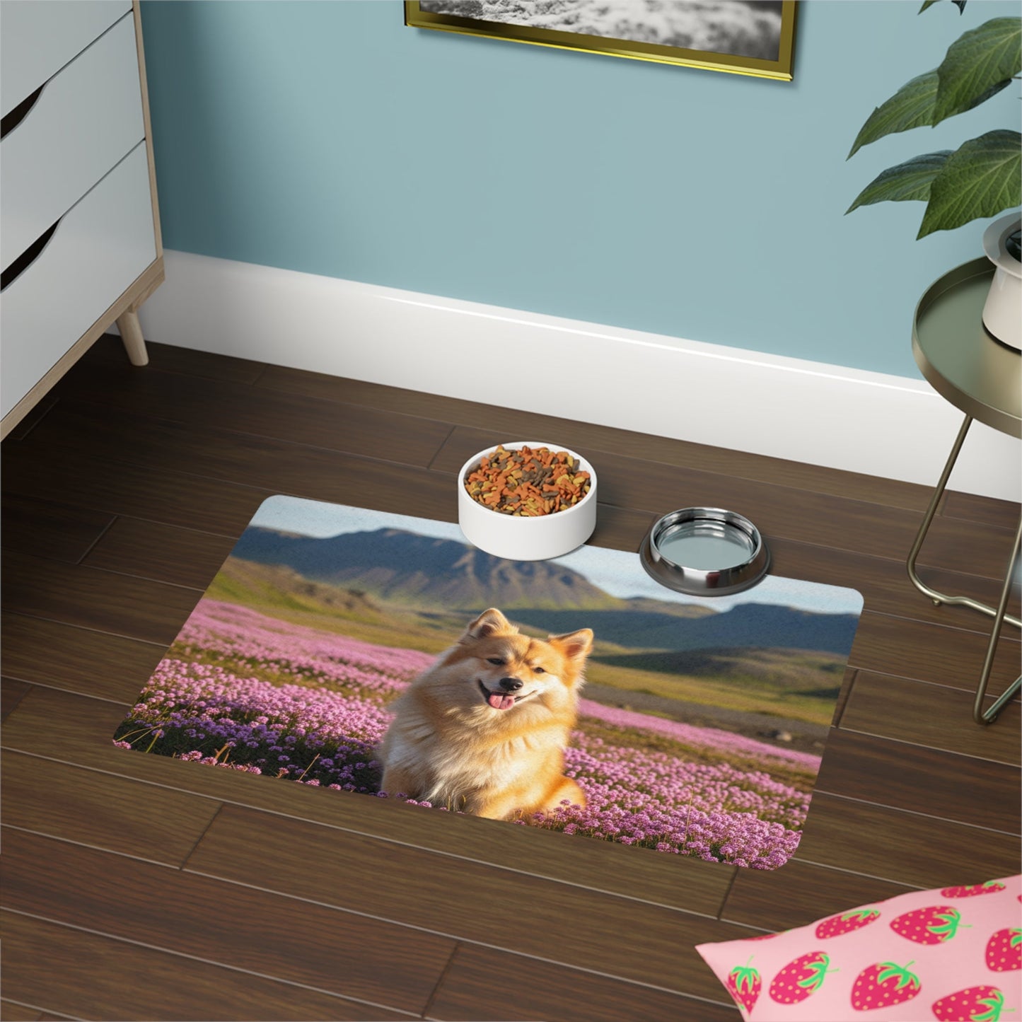 Pet Food Mat (12x18) - Icelandic Sheepdog